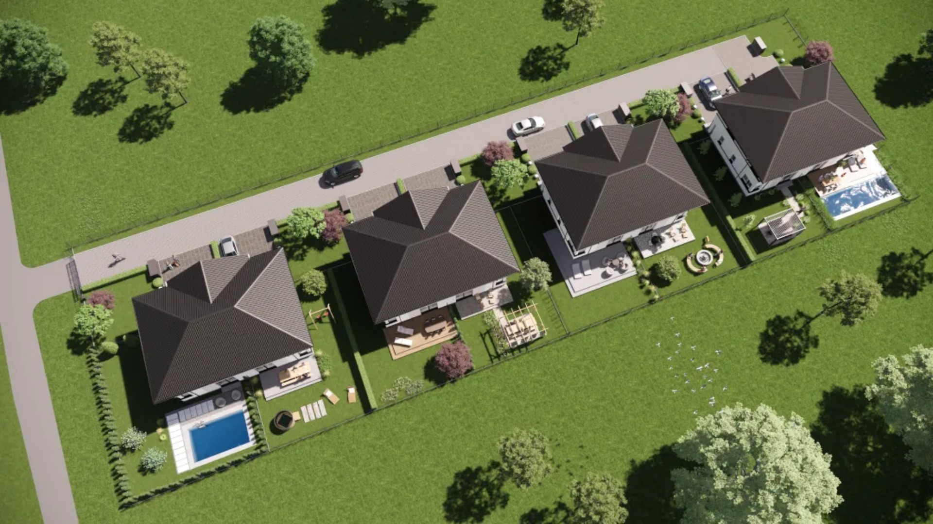 Spokojny Zakątek - mapa